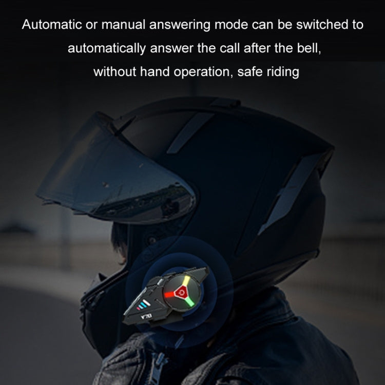 KUQIBAO Motorcycle Helmet Built-in Waterproof Bluetooth Earphone(Hard Microphone) - free shipping - PMC TechLife - Order now!