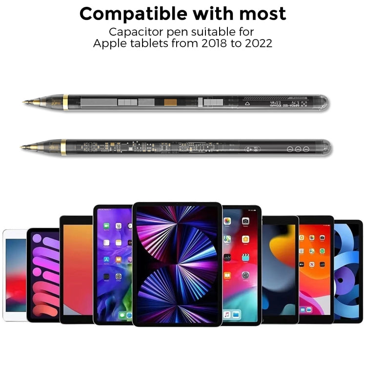AhaStyle PE03 For iPad 2018-2022 Series Fast Charging Long Standby Transparent Touch Screen Pen - free shipping - PMC TechLife - Order now!