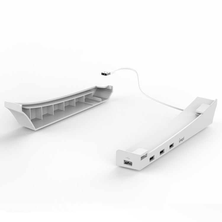 For PS5 IPEGA Horizontal Stand with 4-Port USB Hub Base Holder - Holder by IPEGA | Online Shopping South Africa | PMC Jewellery