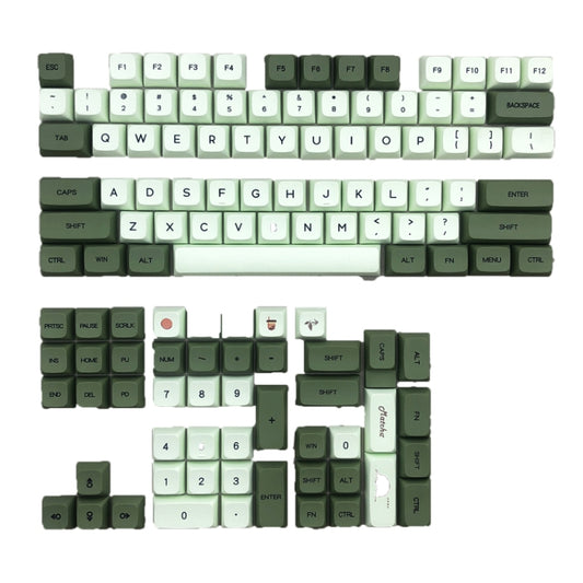 Matcha 124 Keys Sublimation Mechanical Keyboard PBT Keycaps - Silicone / Sticker by PMC Jewellery | Online Shopping South Africa | PMC Jewellery