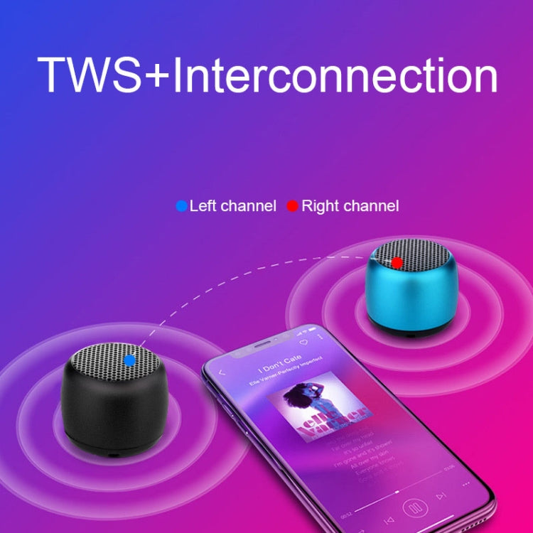 Small TWS Couplet Wireless Bluetooth Speaker Mini Smart Noise Reduction Waterproof Speaker(Gold) - Mini Speaker by PMC TechLife | Online Shopping South Africa | PMC TechLife | Buy Now Pay Later Mobicred