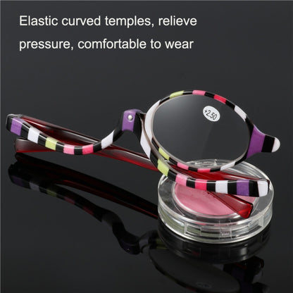 Makeup Presbyopic Glasses Multicolored Rotatable Magnifying Glass Single Piece Reading Glass, Degree: +350 - Presbyopic Glasses by PMC Jewellery | Online Shopping South Africa | PMC Jewellery