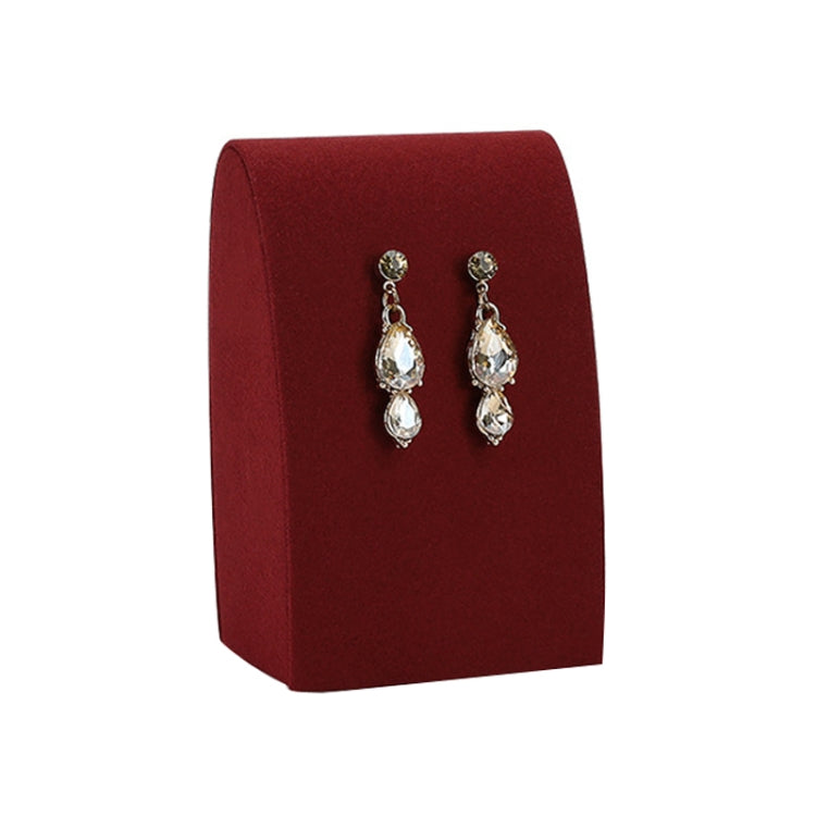 7x4x11cm Earrings Seat Jewelry Display Rack Microfiber Jewelry Counter Display Props - Jewelry Storages by PMC Jewellery | Online Shopping South Africa | PMC Jewellery