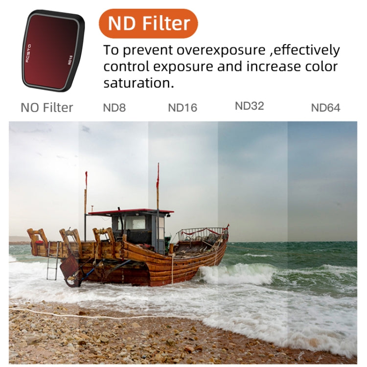 For DJI Air 3 RCSTQ Multi-Layer Coating Waterproof  Filter, Spec: ND-PL32 -  by RCSTQ | Online Shopping South Africa | PMC Jewellery | Buy Now Pay Later Mobicred