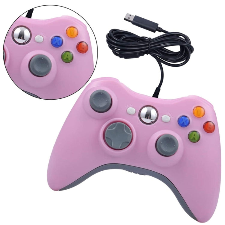 For XBOX 360 Console And PC USB Dual Vibration Wired Gamepad(Blue) - Gamepad by PMC TechLife | Online Shopping South Africa | PMC TechLife
