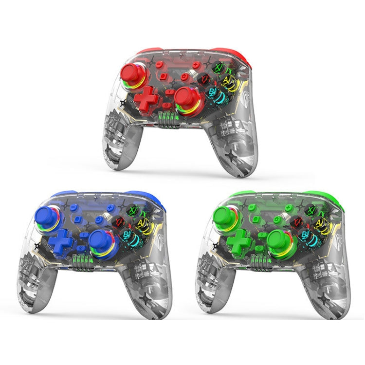 For PS3 / PS4 Dual Vibration Wireless Gamepad With RGB Lights(Green) - Gamepads by PMC TechLife | Online Shopping South Africa | PMC TechLife