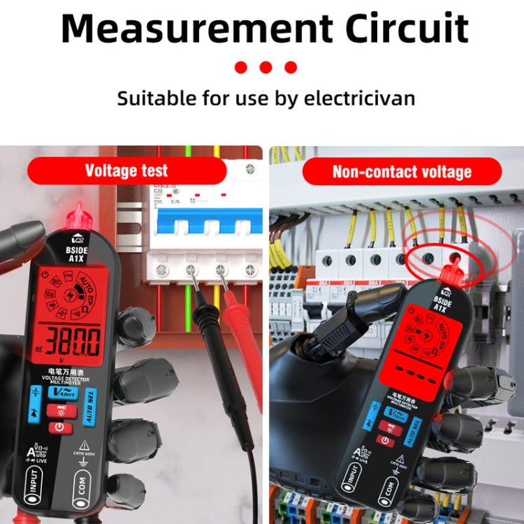 BSIDE A1X Charging Model Mini Digital Electric Pen Intelligent Automatic Merit Multimeter, Specification: With Tool Pack - free shipping - PMC TechLife - Order now!