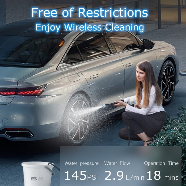 XiaoSi Car Wireless Wash Machine Portable Rechargeable Home High Voltage Water Pump(White) - Car Washer & Accessories by XiaoSi | Online Shopping South Africa | PMC Jewellery | Buy Now Pay Later Mobicred