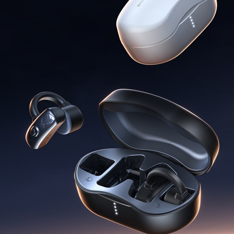 REMAX OpenBuds P2 Clip-On Bone Conduction Bluetooth Earphone Sports Music Wireless Earphone(Black) - free shipping - PMC TechLife - Order now!