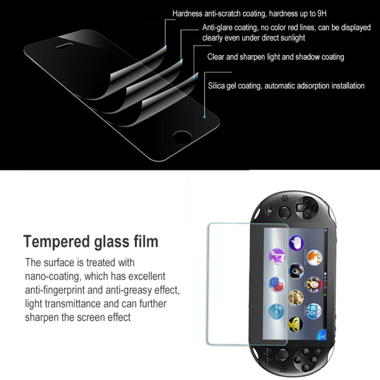 Tempered Glass Clear Full HD Screen Protector Cover Protective Film Guard for Sony PlayStation Psvita PS Vita PSV 1000 Console - Cases by DIYLooks | Online Shopping South Africa | PMC Jewellery