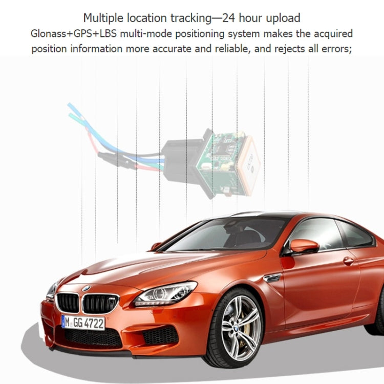 CJ720 Vehicle 5 Pin GPS Real Time Tracking Tracker Mini Anti-theft Device 2G - Car Tracker by PMC TechLife | Online Shopping South Africa | PMC TechLife
