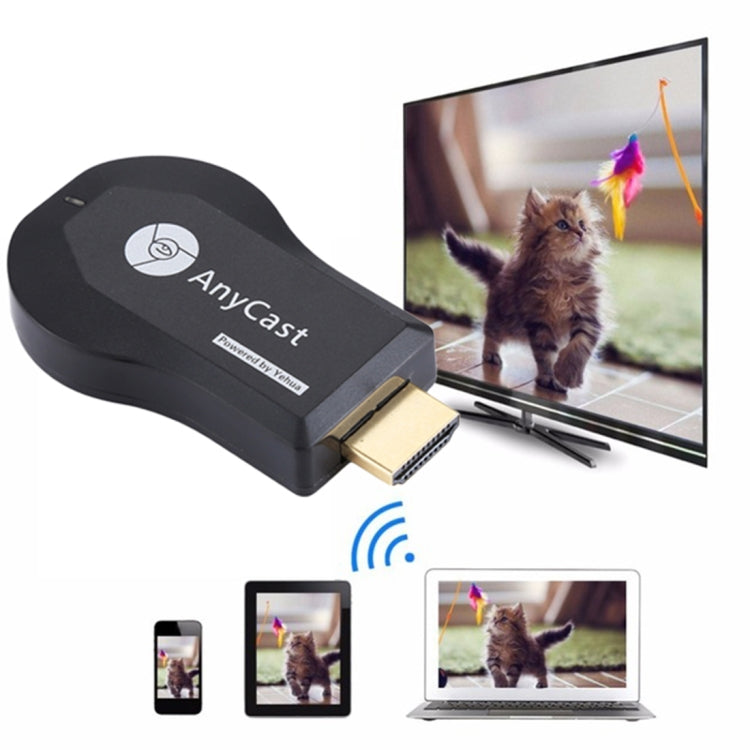 AnyCast M9 Plus Wireless WiFi Display Dongle Receiver Airplay Miracast DLNA 1080P HDMI TV Stick for iPhone, Samsung, and other Android Smartphones - Wireless Display Dongle by PMC Jewellery | Online Shopping South Africa | PMC Jewellery
