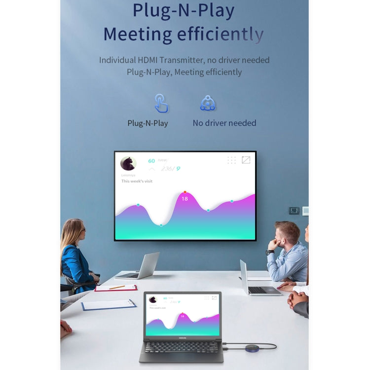 Z2 Wireless HDMI Screen Display Dongle Receiver + Transmitter Kit(Black) - Wireless Display Dongle by PMC TechLife | Online Shopping South Africa | PMC TechLife