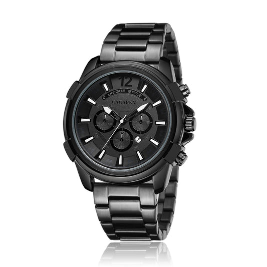 CAGARNY 6882 Fashion Waterproof Quartz Watch with Stainless Steel Band - Metal Strap Watches by CAGARNY | Online Shopping South Africa | PMC Jewellery | Buy Now Pay Later Mobicred