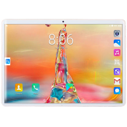 BDF S10 3G Phone Call Tablet PC, 10.1 inch, 2GB+32GB, Android 9.0, MTK8321 Octa Core Cortex-A7, Support Dual SIM & Bluetooth & WiFi & GPS, EU Plug(Silver) - BDF by PMC Jewellery | Online Shopping South Africa | PMC Jewellery