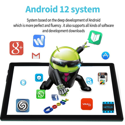 BDF P70 4G LTE Tablet PC, 10.1 inch, 8GB+128GB, Android 12.0 MTK6762 Octa Core, Support Dual SIM & Bluetooth & WiFi, EU Plug(Silver) - BDF by BDF | Online Shopping South Africa | PMC Jewellery