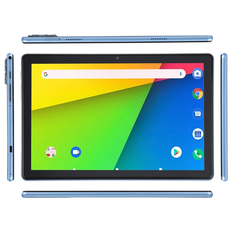 X30 4G LTE Tablet PC, 10.1 inch, 3GB+64GB, Android 11.0 Spreadtrum T310 Quad-core, Support Dual SIM / WiFi / Bluetooth / GPS, EU Plug (Blue) - 10.1 inch by PMC Jewellery | Online Shopping South Africa | PMC Jewellery