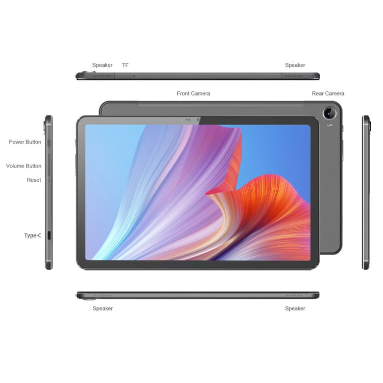 N-ONE Npad Pro Tablet PC, 10.36 inch, 8GB+128GB, Android 12 Unisoc T616 Octa Core up to 2.0GHz, Support Dual Band WiFi & BT & GPS, Network: 4G, US Plug(Grey) - Other by PMC Jewellery | Online Shopping South Africa | PMC Jewellery