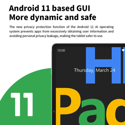 HEADWOLF Hpad1 4G LTE, 10.4 inch, 8GB+128GB, Android 11 Unisoc T618 Octa Core up to 2.0GHz, Support Dual SIM & WiFi & Bluetooth, Global Version with Google Play, US Plug(Grey) - Other by HEADWOLF | Online Shopping South Africa | PMC Jewellery | Buy Now Pay Later Mobicred