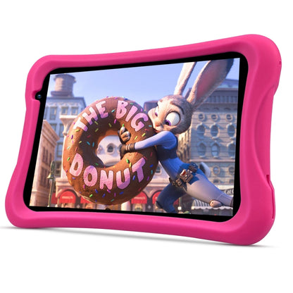 Pritom L8 Kids Tablet PC, 8.0 inch, 2GB+32GB, Android 10 Unisoc SC7731 Quad Core CPU, Support 2.4G WiFi / Bluetooth, Global Version with Google Play, US Plug(Pink) -  by PRITOM | Online Shopping South Africa | PMC Jewellery | Buy Now Pay Later Mobicred