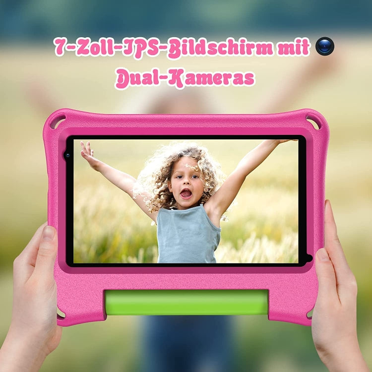 VASOUN M7 Kids Tablet PC, 7.0 inch, 2GB+32GB, Android 11 Allwinner A100 Quad Core CPU, Support 2.4G WiFi / Bluetooth, Global Version with Google Play, US Plug(Pink) -  by VASOUN | Online Shopping South Africa | PMC Jewellery