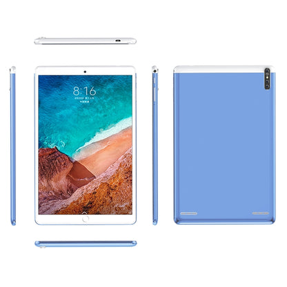 P30 3G Phone Call Tablet PC, 10.1 inch, 2GB+16GB, Android 7.0 MTK6735 Quad-core Cortex-A53 1.3GHz, Support WiFi / Bluetooth / GPS, AU Plug(Blue) - 10.1 inch by PMC Jewellery | Online Shopping South Africa | PMC Jewellery