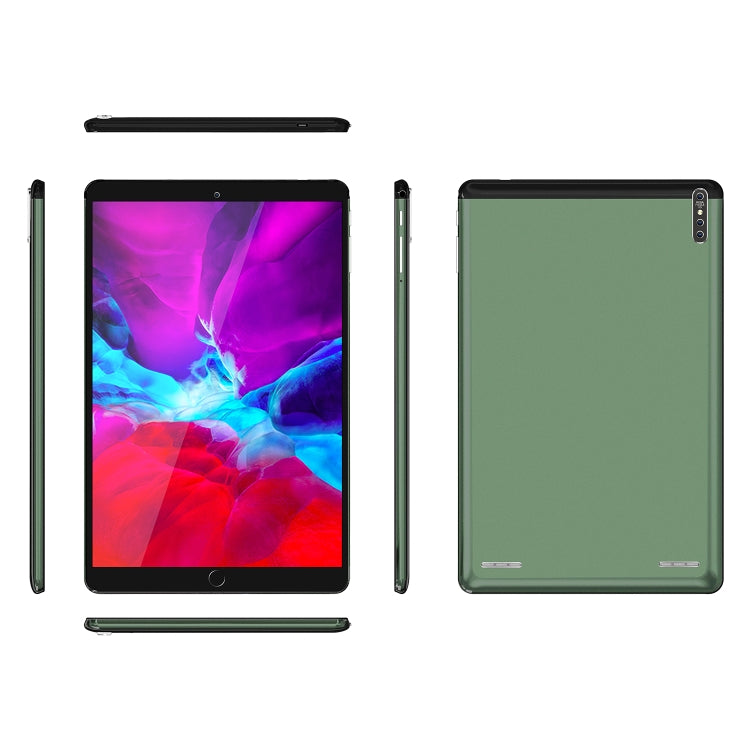 P30 3G Phone Call Tablet PC, 10.1 inch, 2GB+32GB, Android 5.1 MTK6592 Octa-core ARM Cortex A7 1.4GHz, Support WiFi / Bluetooth / GPS, AU Plug (Army Green) - 10.1 inch by PMC Jewellery | Online Shopping South Africa | PMC Jewellery