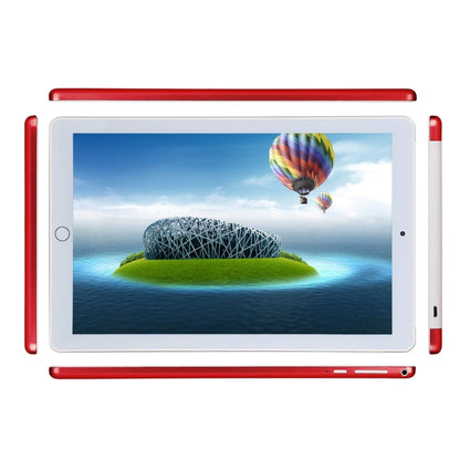3G Phone Call Tablet PC, 10.1 inch, 2GB+32GB, Android 5.1 MTK6580 Quad Core 1.3GHz, Dual SIM, Support GPS, OTG, WiFi, Bluetooth(Red) - 10.1 inch by PMC Jewellery | Online Shopping South Africa | PMC Jewellery